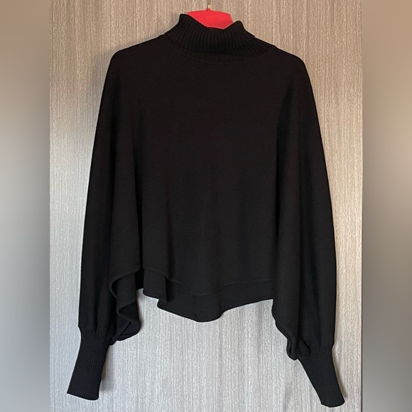 Vintage Lennie for Nina Leonard Turtleneck Sweater - Cropped Style - Size Medium - Picture 1 of 12